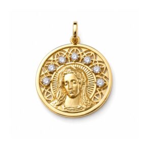 Medalla chapada virgen