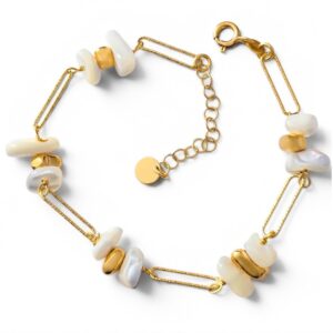 Pulsera piedra natural chapada
