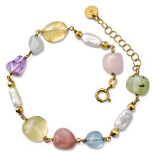 Pulsera piedra natural chapada