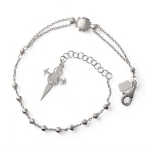 Pulsera concha escudo Santiago
