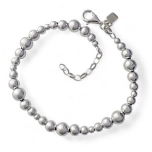 Pulsera bolas desiguales