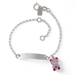 Esclava infantil osito esmalte