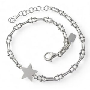 Pulsera eslabones estrella