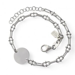 Pulsera eslabones chapa personalizable