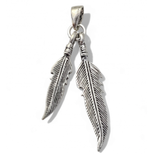 Colgante plumas