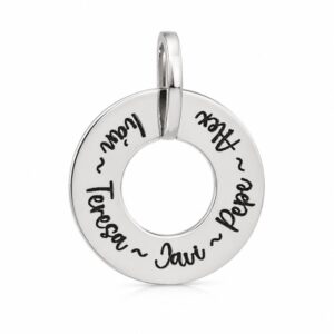 Colgante disco personalizado
