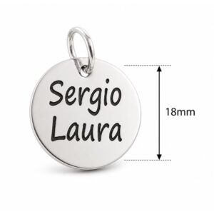 Colgante nombre 18 mm